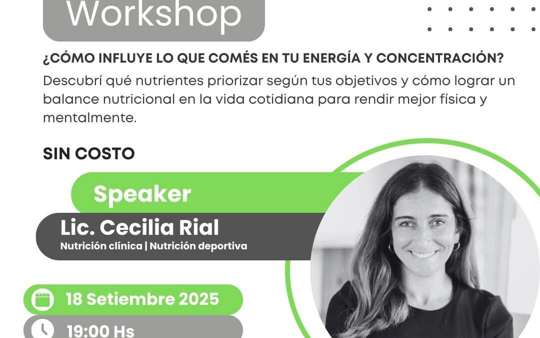 Workshop: Comer bien, Vivir mejor